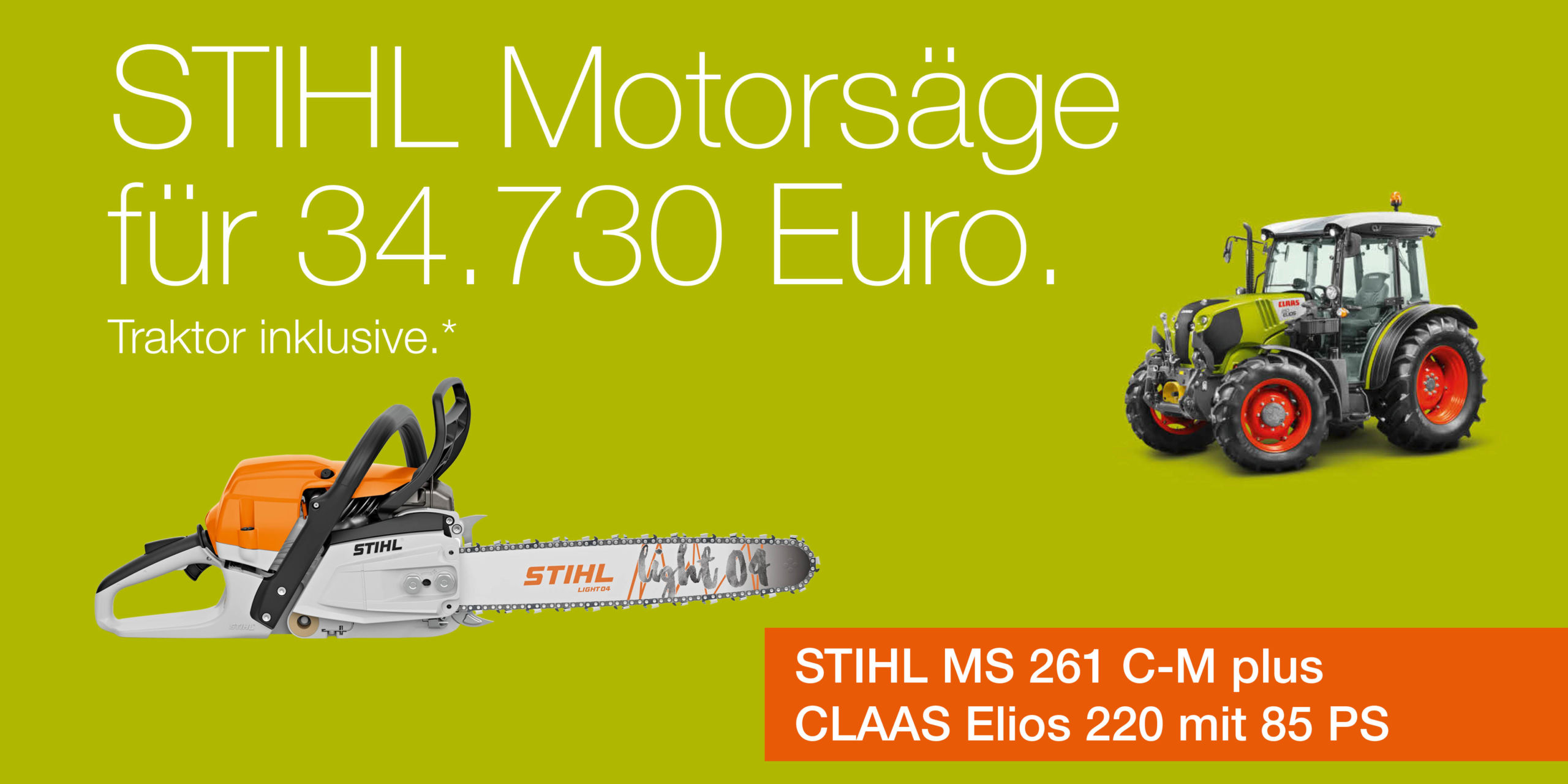 Kleintraktoren – Aktion